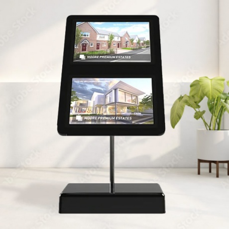 2 x A3 NextGen LED Light Pocket Display with Optional Digital Screen